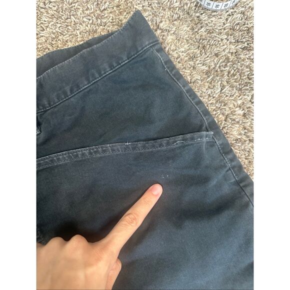 Nili Lotah Shon Pant Carbon Gray Women’s 10 curved silhouette baggy twill boho - Picture 15 of 16